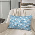 thumbnail image 6 of Binfone Pelican Reed And Fish Standard Size Pillowcase, Long Staple Pure Cotton Envelope Closure Pillow Cover (Pillow core not included),14"x20", 6 of 7