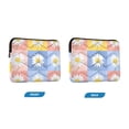 thumbnail image 7 of FORMRS 15"-15.6" Laptop Sleeve Protective Case Soft Carrying Quilted Computer Bag Cover, Light Blue Daisy, 7 of 7