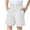 White, variant on Jamicy Sweat Shorts for Kids for 5-16 Years Kids Elastic Waist Knee Length Casual Soft Shorts for Girls Bermuda Shorts
