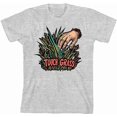 thumbnail image 3 of Labbing Touch Grass Gamer Nerd  Youth Heather Gray Crew Neck Short Sleeve Tee-XS, 3 of 4