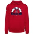thumbnail image 2 of Men's Levelwear  Red Los Angeles Angels Podium Banner Arch Hoodie, 2 of 3