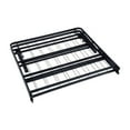 thumbnail image 4 of Adel Extra Long Twin Size Low Profile Bed Foldable Metal Frame Black - Saltoro Sherpi, 4 of 6