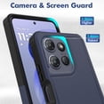 thumbnail image 3 of Kryonix for Motorola Moto G Power 2026 6.8” 5G Phone Case,Slim & Tough, Dual Layer Shockproof Heavy Duty Military Grade Protective Case  Hybrid Rugged Cover,Dark Blue, 3 of 7