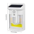 thumbnail image 3 of Solar Motion Sensor Wall Lights Outdoor Waterproof, 3 Modes Solar Powered for Yard, Patio, Deck, Fence, Garage, Barn, Dusk to Dawn Lighting, 3 of 8