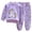 D4-Purple, variant on CAUYDY Unisex Children Clothes Big Kid Girls Sleepwear Boys Pajamas Long Sleeve Shirt and Elastic Waist Pants 2PCS Set Fall Winter 9Y 10Y,Sky Blue