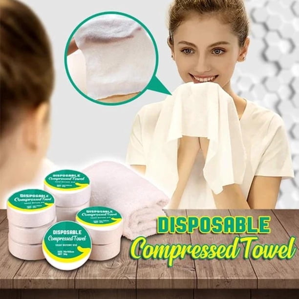 Toalla Comprimida Desechable onlyliua de Baño de Compresión Portátil para Viajes