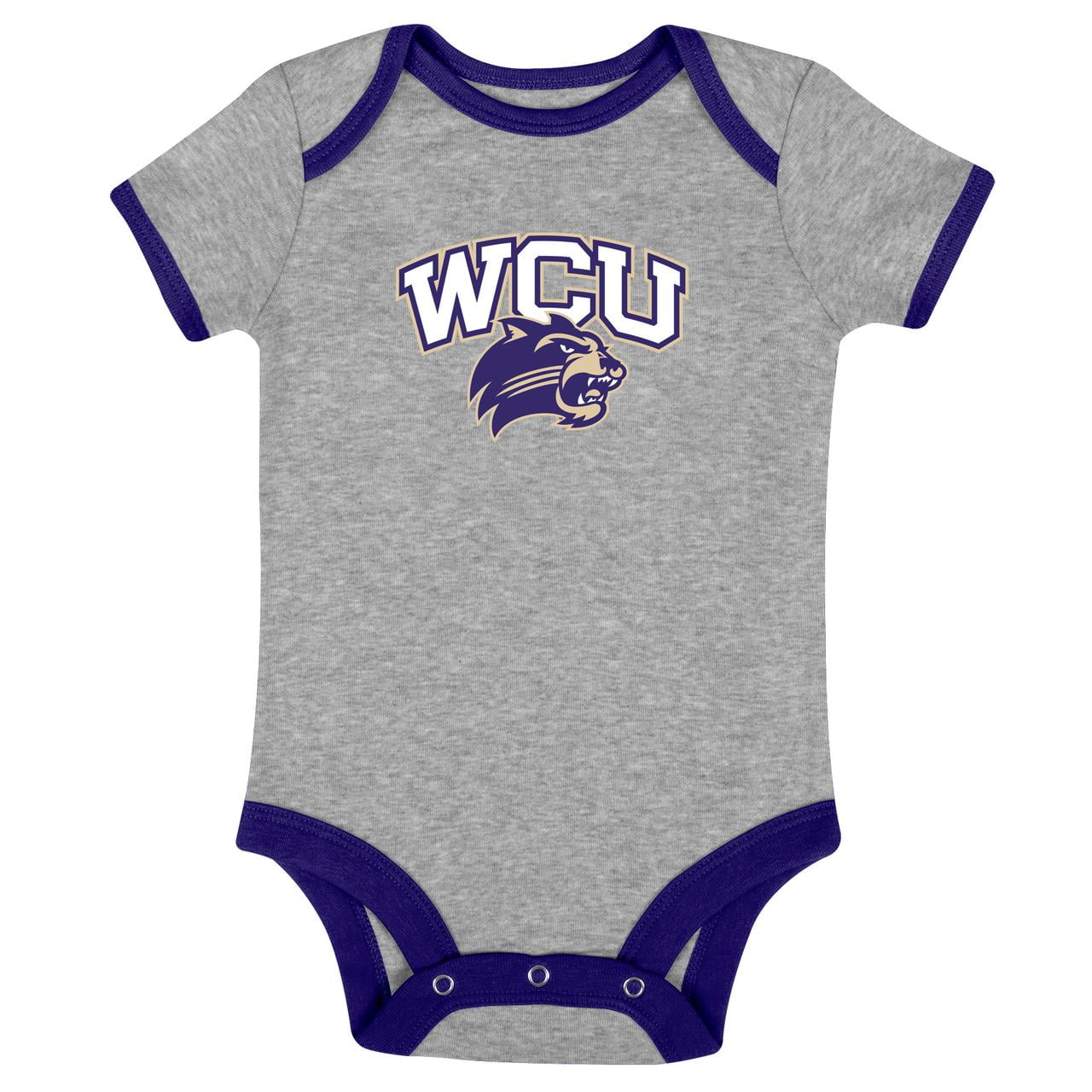 Hanes Infant NCAA Western Carolina 3-Piece Bodysuit Set