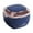 Dark Blue, variant on Shoreew Double-layer Denture Holder Brace Storage Box BPA Free Compact Portable Drainage Layered Portable Denture Storage Case