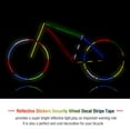thumbnail image 3 of Wheel Tape, Lighting Sticker Reflective Stickers, Adhesive Tape Security for Bicycle Hard Surfaces for Bike Cycling Decoration, 3 of 8