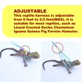 thumbnail image 4 of Correa ajustable para lagarto, arnés para lagarto, correa para lagarto, correa luminosa para lagarto (azul) (azul), 4 of 5
