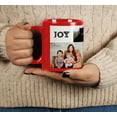 thumbnail image 2 of Printtoo PersonalizedPhotoCollage CoffeeMugJoy Love Family Custom Picture Ceramic CupDishwasher & Microwave Safe- 11 Oz -Red, 2 of 6