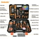 thumbnail image 2 of Juego de herramientas SOLUDE, kit de herramientas de reparación del hogar de 148 piezas con estuche, 2 of 8