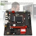 thumbnail image 3 of Placa Base Para Juegos M-ATX, Placa Base Para Computadora De Escritorio Ranura Para CPU LGA 1151 PCI-E 3.0 Fuente De Alimentación De 5 Fases Para CPU Core I7 I5 I3 Pentium Celeron, 3 of 7