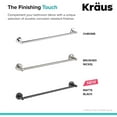 thumbnail image 4 of Chrome Bathroom Towel Bar 18 inch, 4 of 5