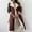 Coffee, variant on Women's Plus Fleece Jacket Warm Long Coat Casual Elegant Comfortable Soft Stylish Winter Outerwear for Everyday Wear Coffee S