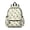 LightYellow Cartoon Dinosaurs Leaves Pattern, variant on Green Dinosaurs MultiShapes Pattern Cute School Backpack with Padded Back and Adjustable Shoulder Straps 13.4"x11"x4.7"