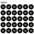 thumbnail image 4 of 100Pcs Resin Buttons Candy Color 4 Holes Children Handmade Decoration for DIY Sewing Craft, 4 of 7