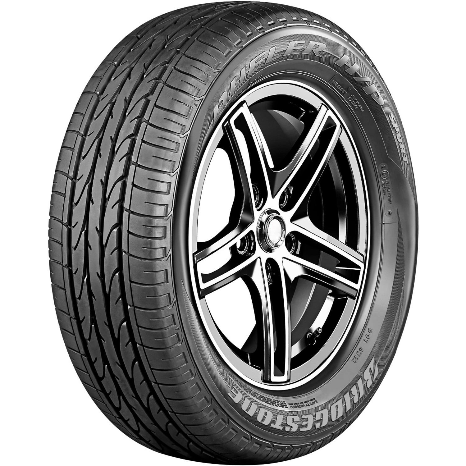 1 Bridgestone Dueler H/P Sport 205/55R17 91V High Performance Summer Truck Tire BR007957 / 205/55/17 / 2055517 - image 3 of 7