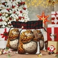 thumbnail image 6 of KLL Cartoon Cheetah With Attitude for Christmas Gift Bag,Christmas Burlap Goody Gift Bags with Plaid Drawstrings for Xmas Presents Holiday Party Favor Treats Candy-Black, 6 of 8