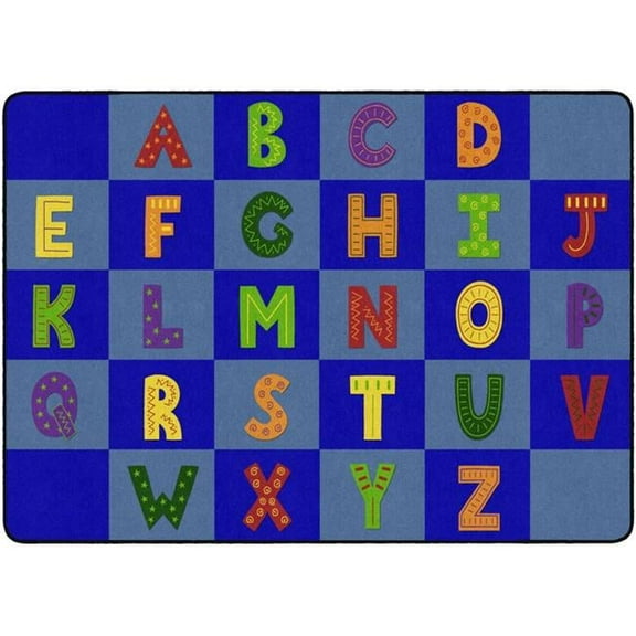 Flagship Carpets FX1524-56FS 10 x 12 in. Learning My ABCs Carpet