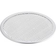 thumbnail image 4 of TrueCraftware- Set of 2 Aluminum 18” Pizza Baking Screen Seamless Rim- Bakeware Pizza Screen Round Pizza Pan Tray Round Baking Tray for Home Kitchen Pizzeria & Restaurants, 4 of 6