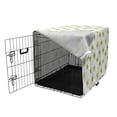 thumbnail image 3 of Cartoon Dog Crate Cover, Frog Prince in Bubbles Theme Tale Element in Pastel Tones, Easy to Use Pet Kennel Cover Small Dogs Puppies Kittens, 7 Sizes, Yellow Green Pale Yellow, by Ambesonne, 3 of 6