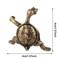 AaSFJEG Table Ornaments Turtle Shape Incense Stick Holder Copper Censer