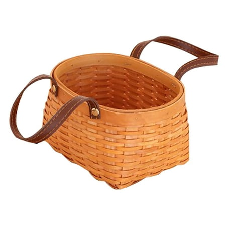 

Picnic Basket Natural Woven Bamboo Outdoor Picnic Party BBQ Storage Basket Fruit Vegetable Egg Flower Basket Large