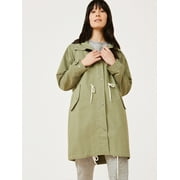 Free Assembly Women's Woven Fishtail Parka