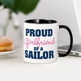 thumbnail image 3 of CafePress - US Navy Proud Girlfriend Of A Sailor Mug - 11 oz Ceramic Mug - Novelty Coffee Tea Cup, 3 of 4