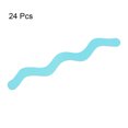 thumbnail image 3 of 24uds Antideslizante Bañera Pegatinas Baño Ducha Piso 7.1 Antideslizante Pegatina Cinta S-Forma Estilo Calcomanías para Baño Cocina Bañera Escalones Escaleras, Azul, 3 of 7