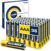 Allmax AAA Maximum Power Alkaline Triple A Batteries (36 Count)  Ultra Long-Lasting, 10-Year Shelf Life, Leakproof Design, 1.5V