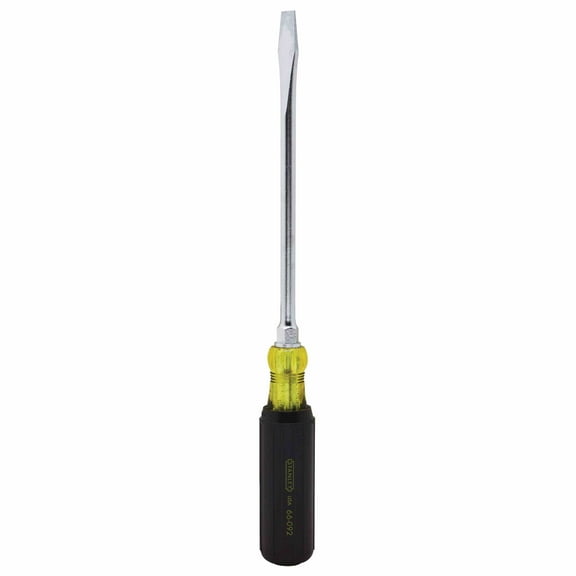 STANLEY 66-092 8" Vinyl Grip Standard Blade Screwdriver