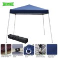 thumbnail image 4 of Kacho 8'x8' Portable Waterproof Folding Tent, Waterproof Sun Shelter Tent for Picnic, Wedding, Party, Windproof Tent for Outdoor Hiking, 210D Oxford Fabric, Protects from Sunlight and Rain, Blue, 4 of 8