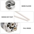 thumbnail image 4 of HLONK Toilet Tank Button Dual Push Flushing 114mm Replaced Flush Button, 4 of 5