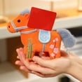 thumbnail image 5 of Chinese New Year 2026 Horse Plush Figurine, Lucky Chinese Zodiac Mascot Hanging Decoration for Indoor Outdoor Use, Zodiac New Year Blessing Souvenir(Red), 5 of 8