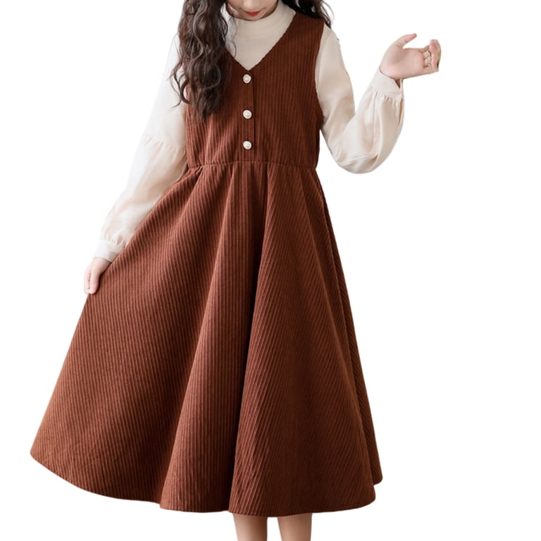 dark brown baby girl dress FDDMis Black Mini Girls Christmas Dresses Dress Goth Long Sleeve Dress Tube Dress Dresses My First Thanksgiving Baby Outfit, 15-16 Years Kate Middleton Stuns in Keywords_Homecoming dresses 2025 Color:Lavender Flower and softly gathered sleeves