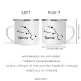 thumbnail image 5 of Koyal Wholesale Zodiac Sign Campfire Coffee Mug Taurus Star Constellation, Minimalistic Black, 5 of 5