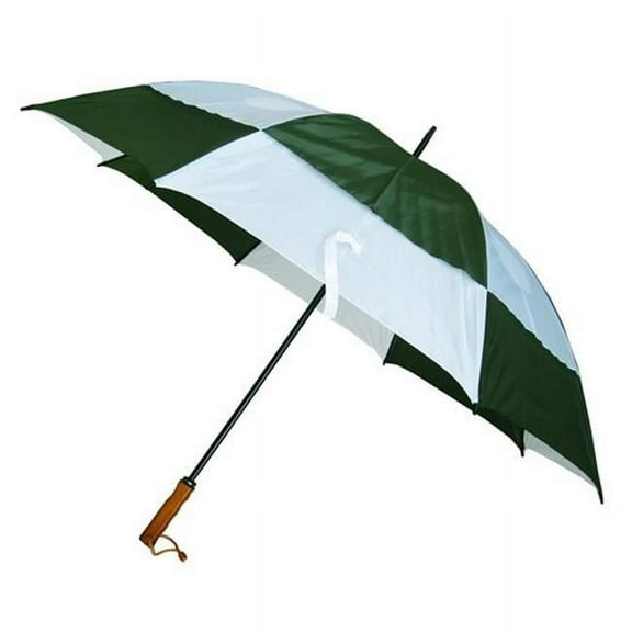 Conch Umbrellas 7862Green 60 in. Jumbo Golf Double Canopy Windproof Umbrella