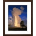 thumbnail image 2 of Wyoming, Yellowstone National Park, Old Faithful, Steam and Water Erupting from Thermal Pool, Scenic Framed Art Print Wall Art Sold by Art.Com, 2 of 5