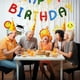 thumbnail image 3 of Set de decoraciones de cumpleaños Matsuzay Tarjeta de papel Cartel de feliz cumpleaños, 3 of 6