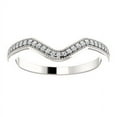 thumbnail image 3 of FB Jewels 14k White Gold Round .07 CTW Diamond Wedding Ring Band, 3 of 3