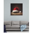 thumbnail image 4 of Santa Hat Print, Christmas Canvas Wall Art, Vintage Santa Wall Décor for Living Room Bedroom, Xmas Wall Decor Print Rustic Christmas Art Vintage Xmas Pictures Poster (16x16 Inches), 4 of 6