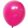thumbnail image 2 of Exquisite 10 Ct. 12 inch Latex Balloons - 10 Pack - Colorful Birthday Party Balloons - Hot Pink, 2 of 3