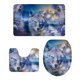 thumbnail image 1 of 3pcs / Set Alfombra de pedestal de baño Alfombrillas de baño Set Cubierta de asiento de inodoro antideslizante Sunnimix Cubiertas de inodoro de baño, 1 of 6