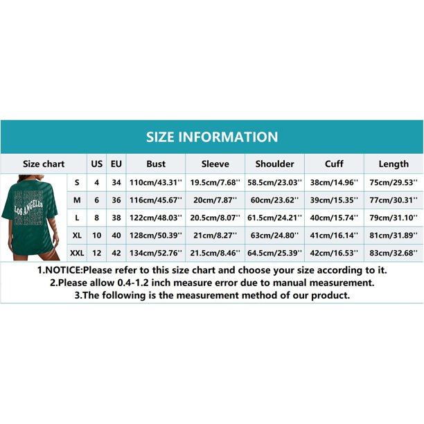 T Shirts for Women Casual Tops Novelty Letter Graphic Oversized