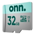 onn. 32GB Class 10 U1 MicroSDHC Flash Memory Card