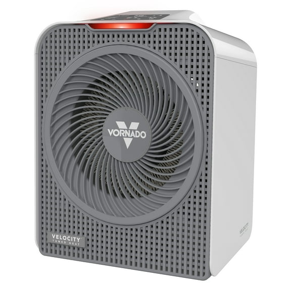 Vornado Velocity 5 Whole Room Space Heater with Auto Climate Control, Timer, and Safety Features, White/Grey, Large