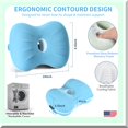 Memory Foam Side Sleeper Leg Pillow Pain Relief for Sciatica, Back