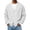 a01White, variant on LODIENY Men Waffle V Neck Button Down Baggy Cardigan Long Sleeve Open Front Lightweight Casual Simple Knit Cardigans Gray L